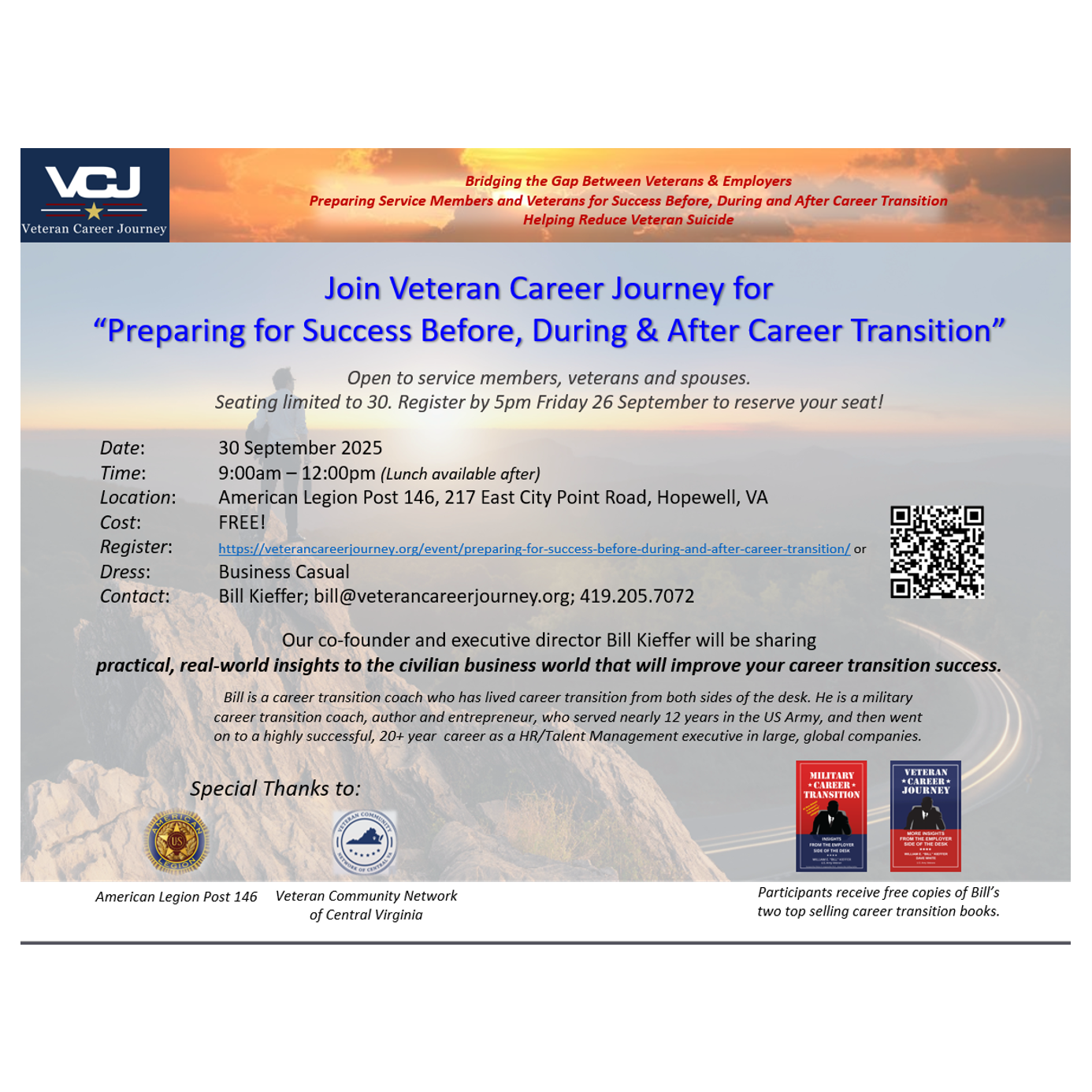 ATTENTION Ft Lee-area Service Members, Veterans and Spouses